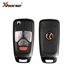 Беспроводной пульт дистанционного управления Xhorse XNAU02EN для Audi Flip, 4 кнопки, английская версия 10 шт.лот