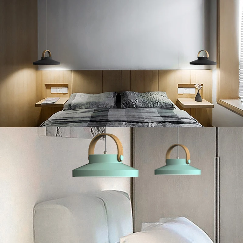 

Modern Dining Room Pendant Light Kitchen Hanging Lamp Restaurant LED Lighting Fixtures Nordic Macaron Home Decor Loft Suspension