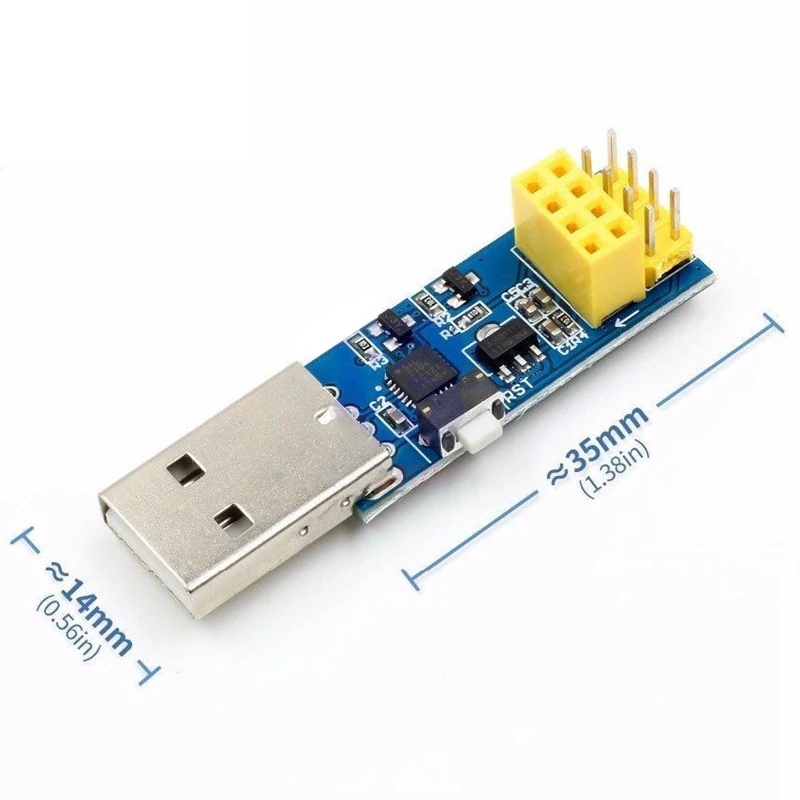 Usb To Esp8266 Esp-01 Esp-01S Serial Wifi Bluetooth Module Adapter Download Debug Link Switch For Arduino Ide Development Modu |