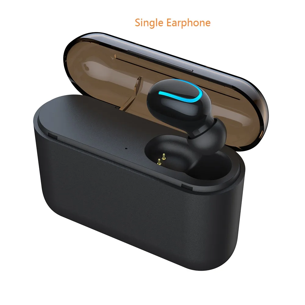 Single Earphone Docooler HBQ-Q32 Bluetooth 5,0 наушники TWS fone de ouvido беспроводные наушники Blutooth наушники спортивные вкладыши с коробкой - Цвет: Single Earphone