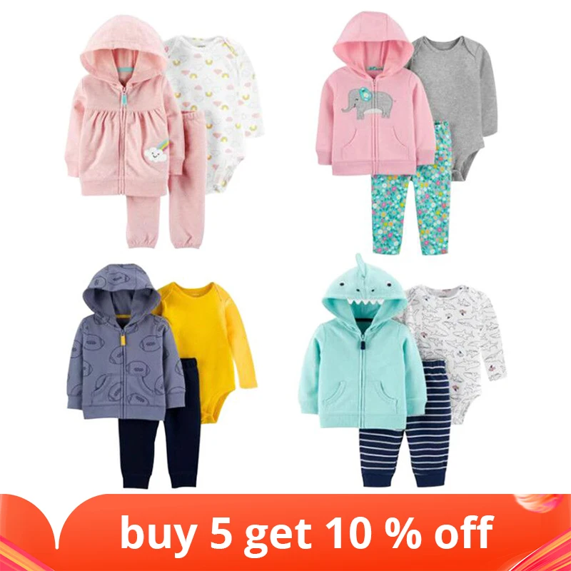 Комплект из 3 предметов одежда для маленьких мальчиков девочек комплект детской