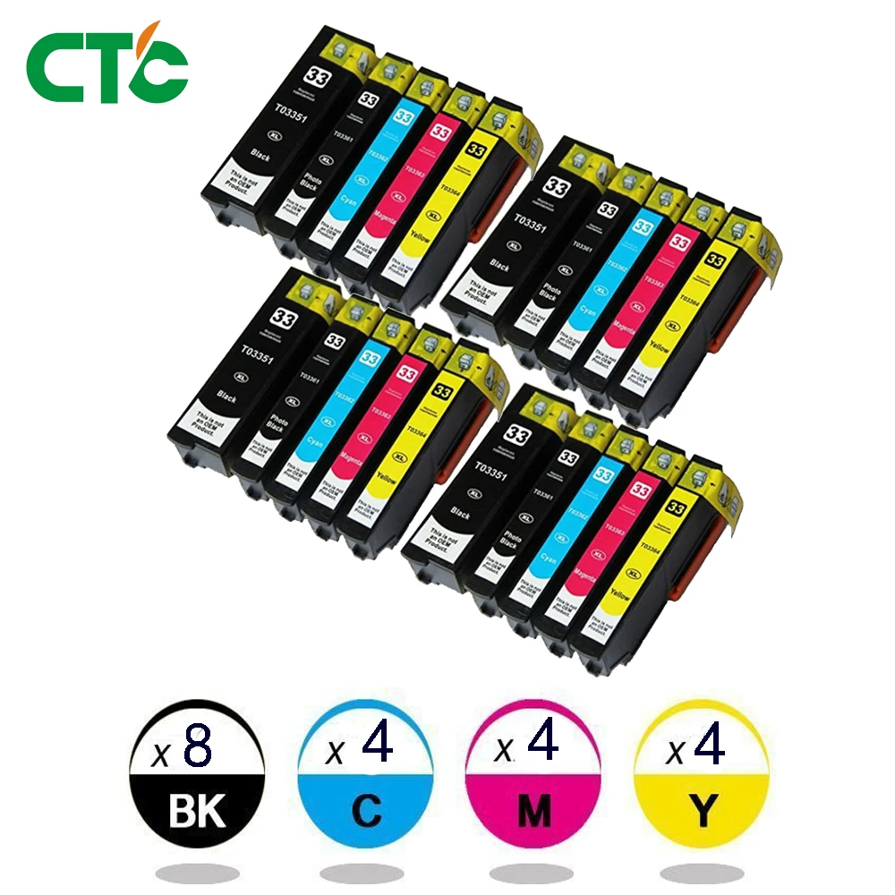 20 шт. картриджи для Epson T33 33XL|Чернильные картриджи| |