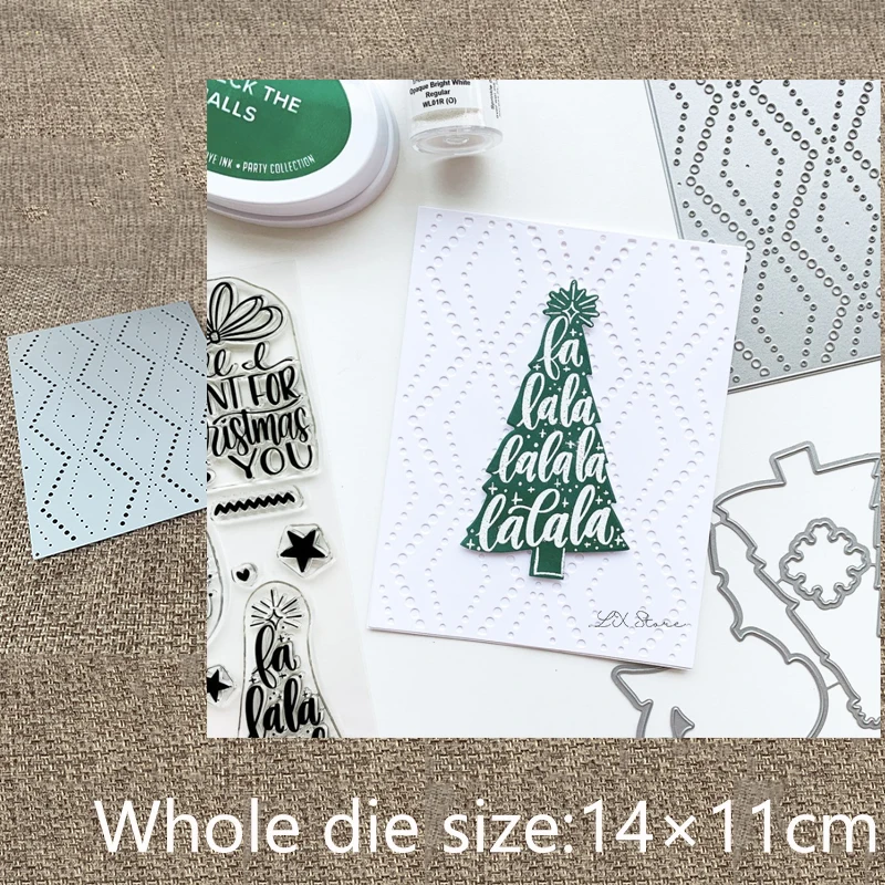 

Металлические штампы XLDesign, трафарет в горошек, зигзаг, украшение для скрапбукинга, альбома, бумаги, карточек, ремесло, тиснение, высечки