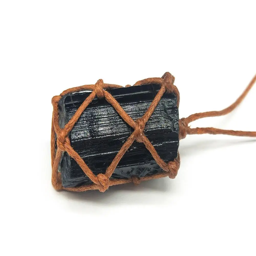 1 шт. натуральный черный турмалин ретро кулон с натуральным драгоценным камнем