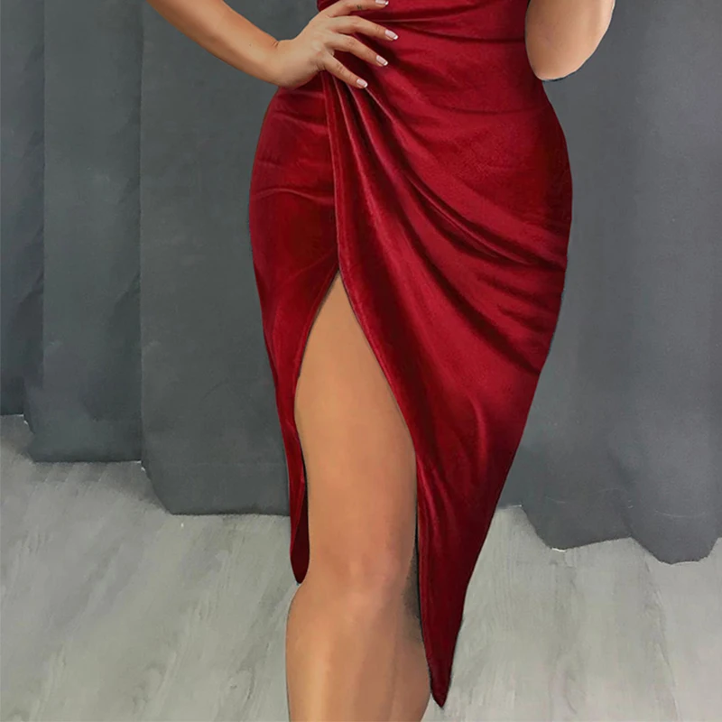 2020 пикантное коктейльное платье на бретельках с V-образным вырезом без рукавов