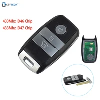 okeytech 3 buttons 433mhz with id46 chip id47 chip remote car key for kia k4 k5 picanto optima sorento sportage 2014 2015 2016