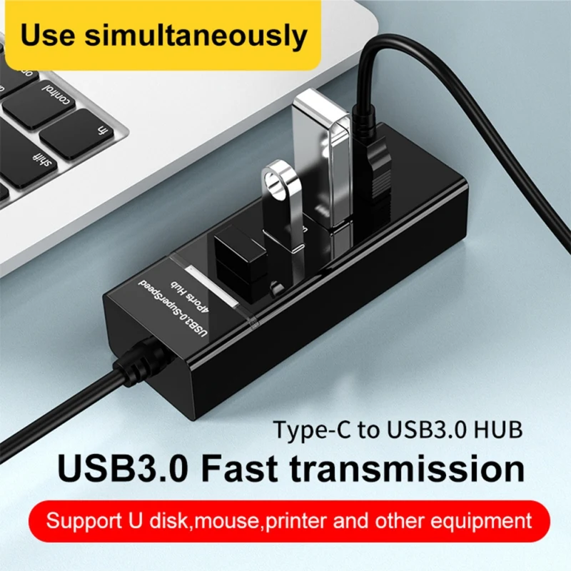 USB-концентратор USB 3 0 4 порта USB-разветвитель | Компьютеры и офис