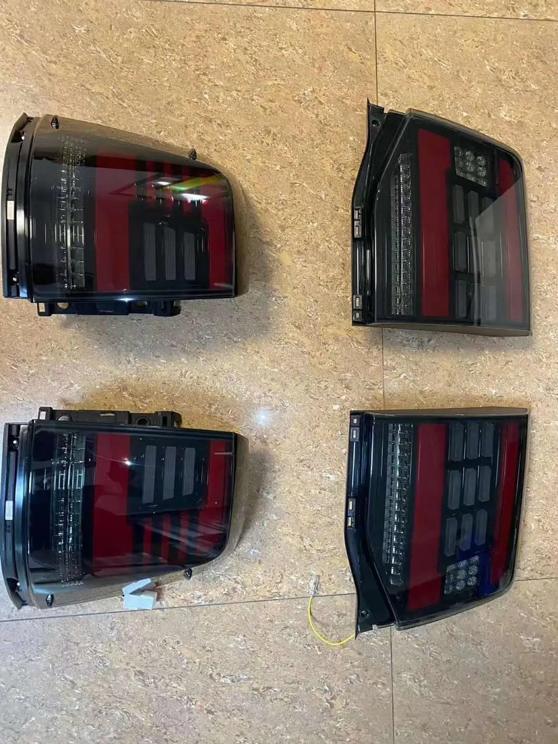 

eOsuns Led rear bumper light brake lights turn signals tail lamp assembly for Toyota land cruiser 2016