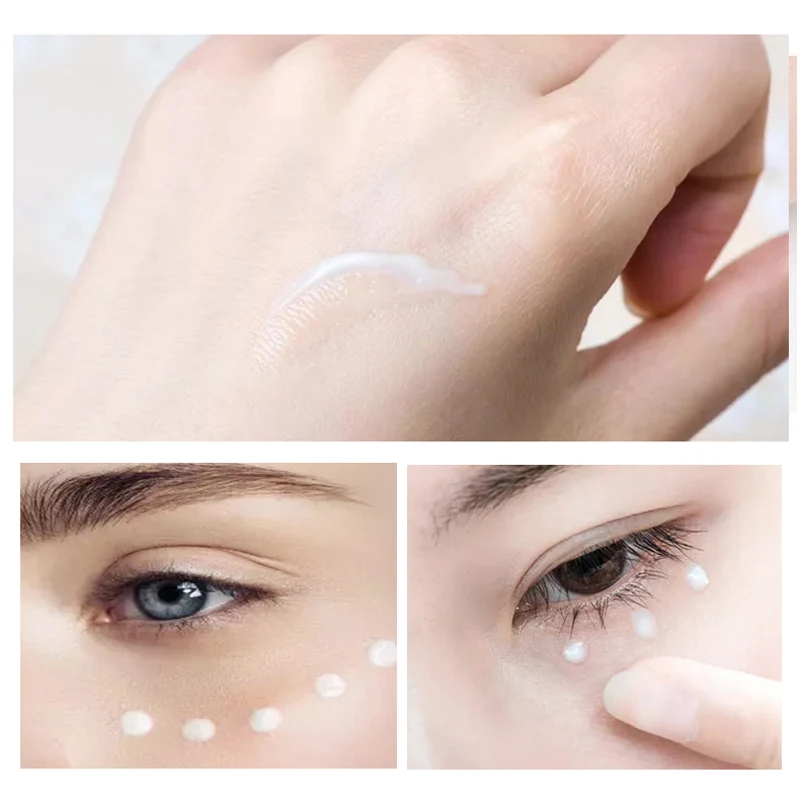 

Eye Cream with Electric Massager Roller Anti Aging Anti Wrinkle Anti Puffiness Collagen Eye Serum Fine Lines Dark Circles Remove