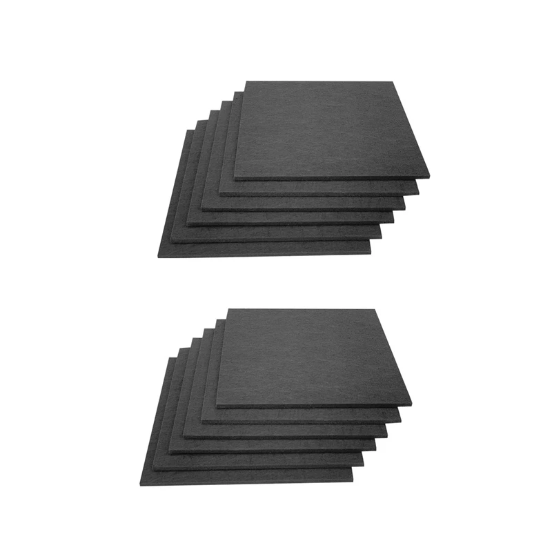 

12Pcs Sound Proof Padding for Echo Bass Isolation Beveled for Wall Decoration and Acoustic Treatment 12x12x0.4 Inch