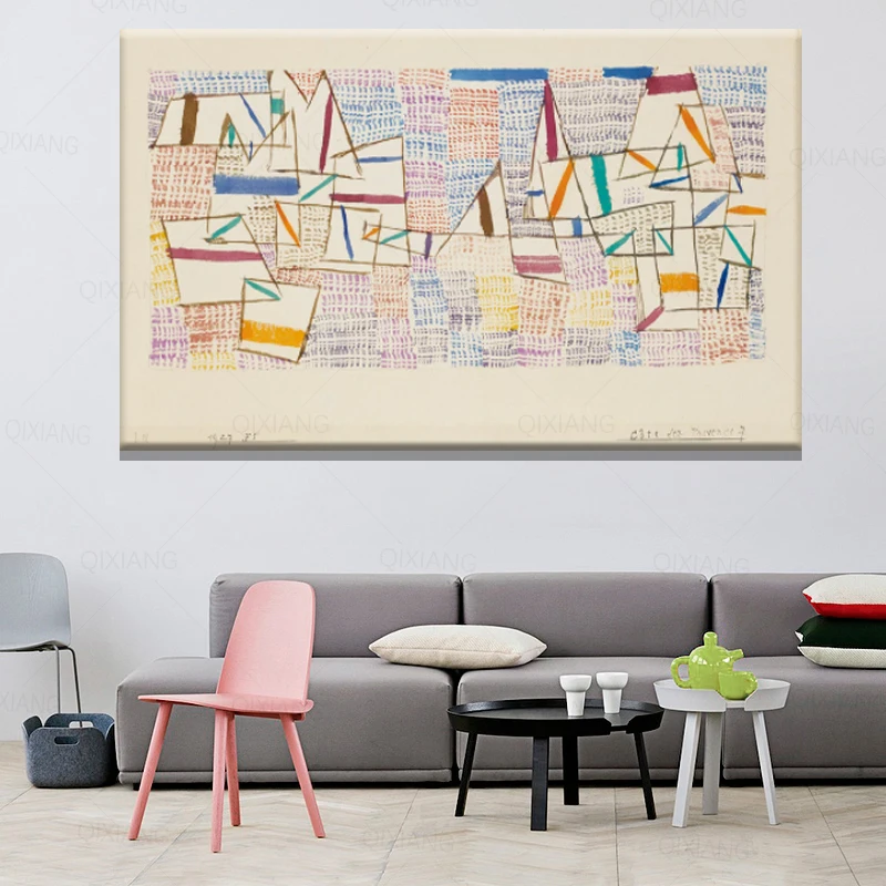 Пол Кли Прованс побережье. 》 Картина на холсте масляная живопись художественное