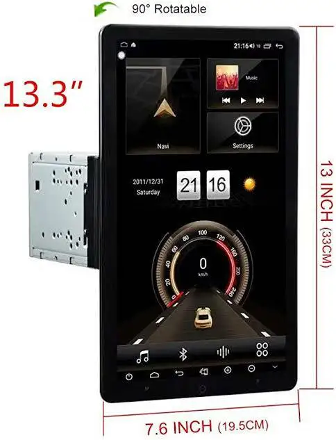 

13,3 дюймовая Автомобильная навигационная система Android
