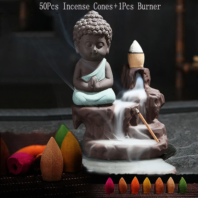 Керамическая курильница креативный домашний декор маленькая подставка для