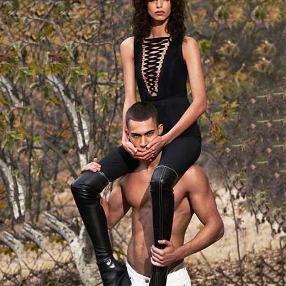 Новинка 2020 лидер продаж сексуальный женский купальник на шнуровке черный