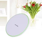 Беспроводное зарядное устройство QI 5 Вт для iPhone X88 Plus Galaxy S89 (белый)