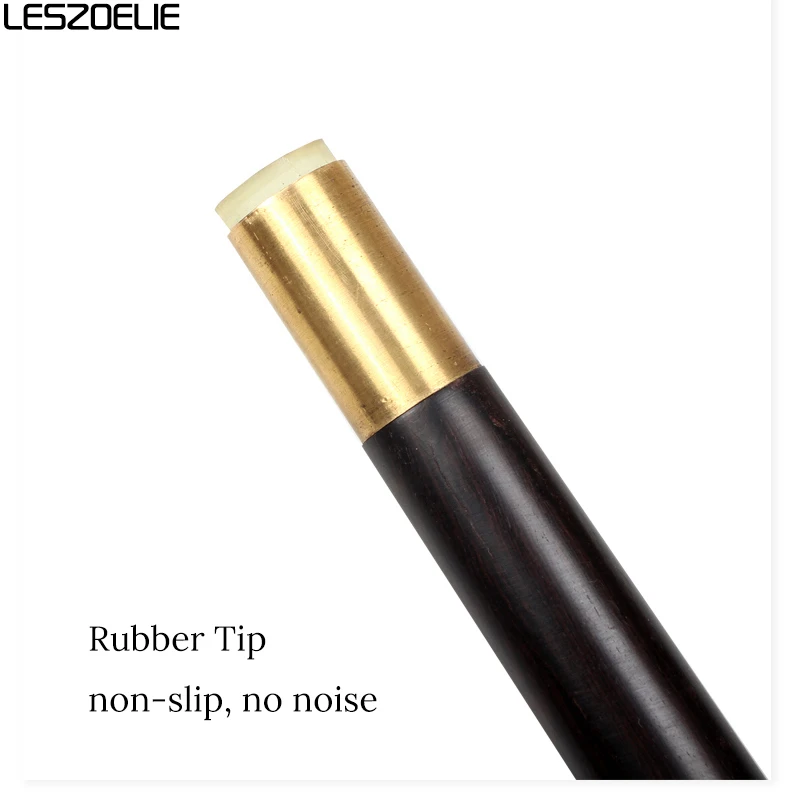 Черная деревянная трость с полимерной ручкой роскошный декоративный тростник