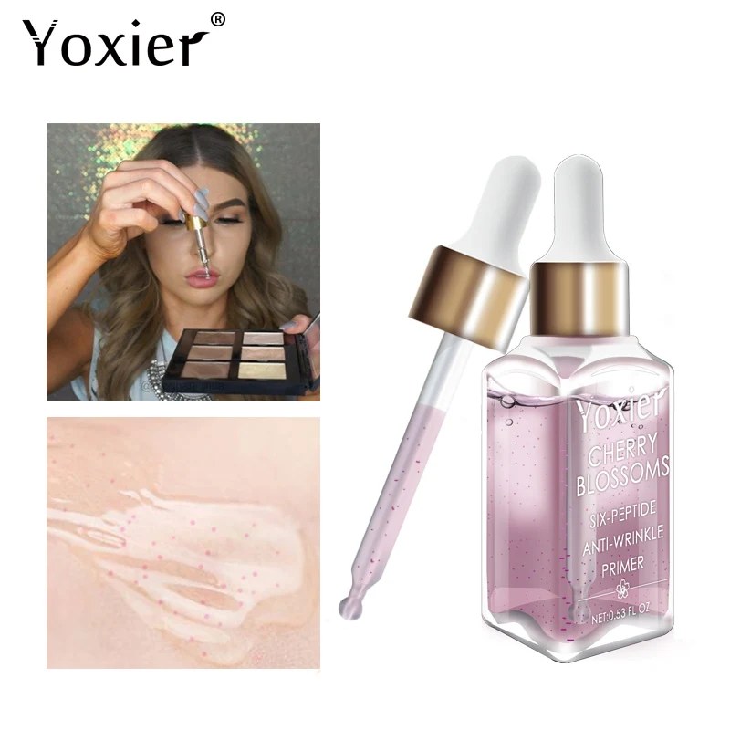 Yoxier основа для макияжа увлажняющая эссенция 24 k Gold Elixir контроль масла Профессиональный матовый сыворотка серия брендовая основа под макияж 1 шт