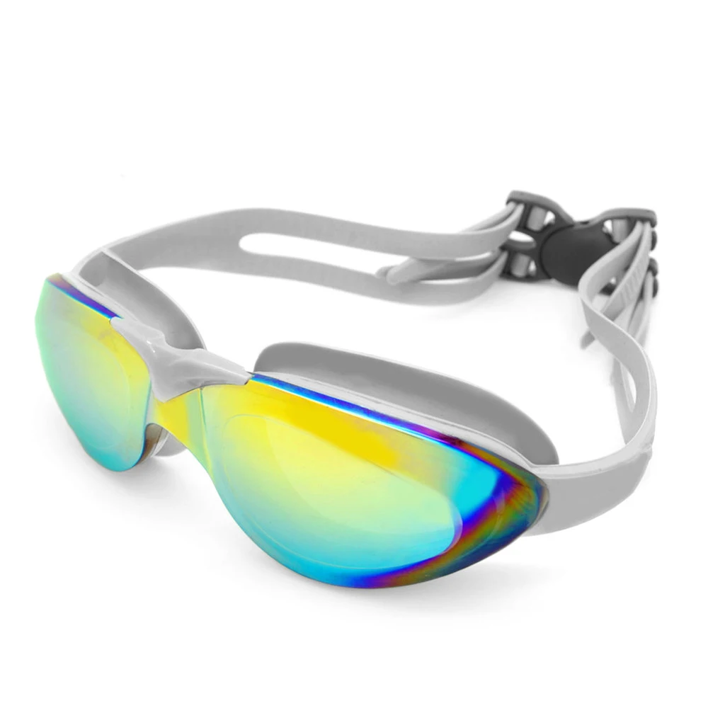 style 2 gray YFXcreate HD водонепроницаемые очки для плавания противотуманные очки и анти-УФ Взрослые плавательные очки в большой оправе 200-1004 - Цвет: style 2 gray