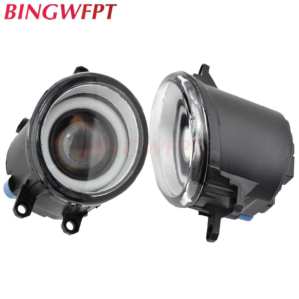 2 шт. светодиодный Противотуманные фары + глаза ангела противотуманная фара в