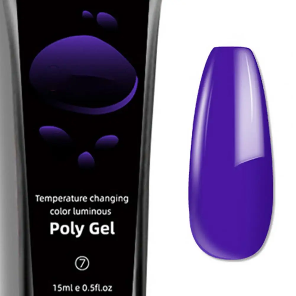 

Rhinestone Extension Glue Luminous Long-lasting Low Smell Builder Gel for Party