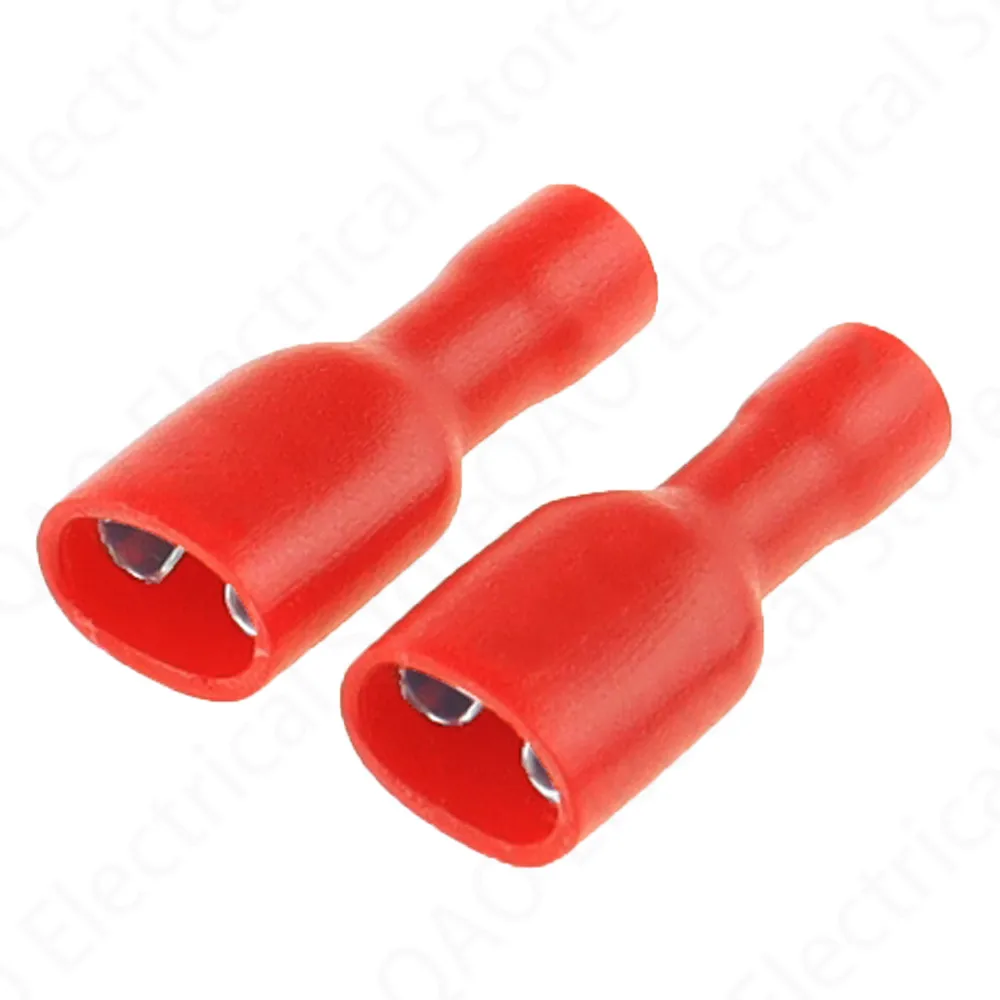 FDFD1-250 FDFD1.25-250 изолирующая Женская Изолированная электрическая обжимная Клемма