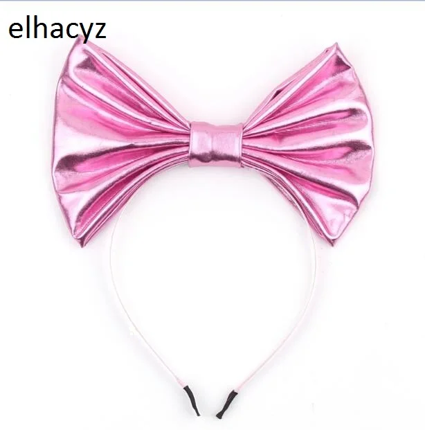 Повязка на голову с металлическим бантом 7 дюймов 3 шт./лот|hair bands kids|diy hair accessorieshair