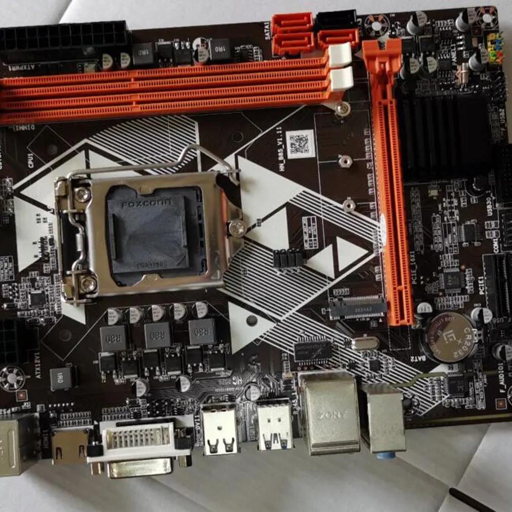 

Portable H81/B85 For Motherboard 1150-pin Quad-core I3 4130/I5 Series CPU/DDR3 Memory Desktop USB Mainboard