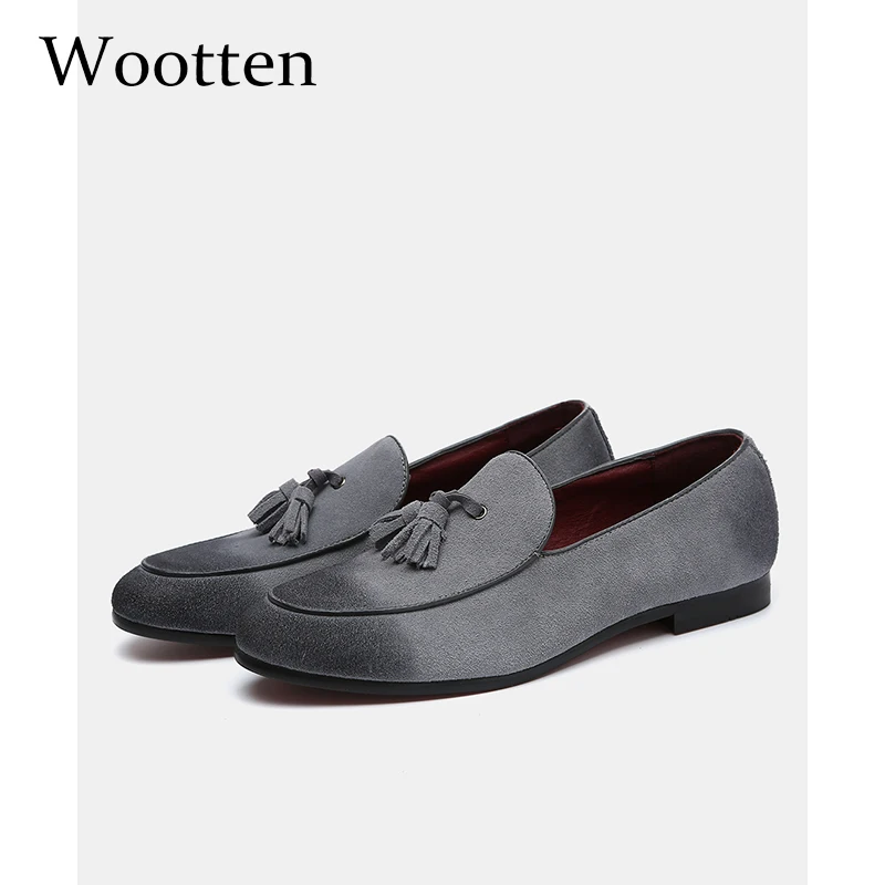 Размера плюс Большие размеры 37-48 Мужская повседневная обувь мокасины кожа моды