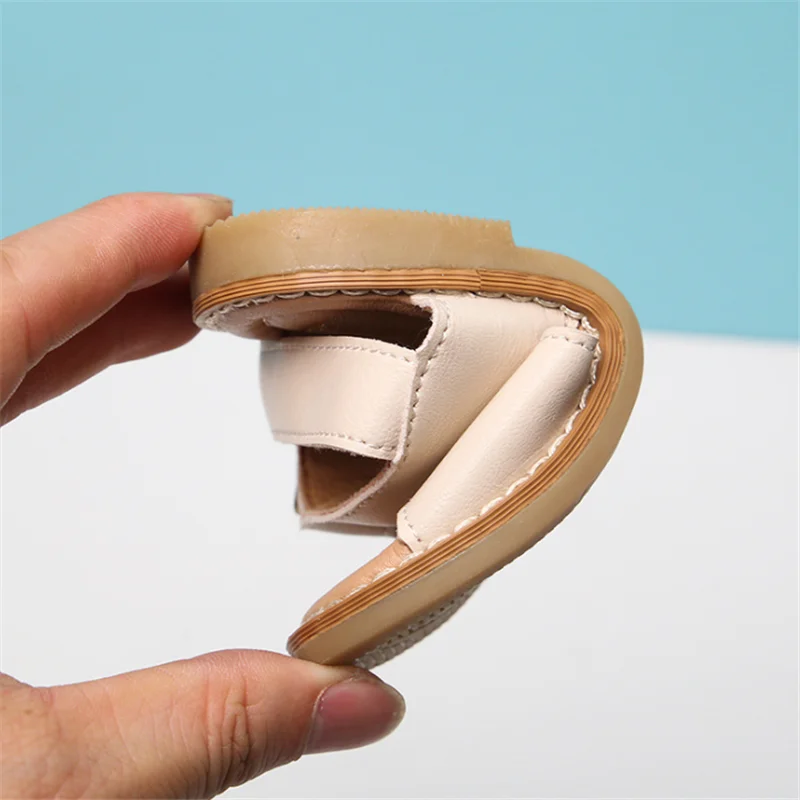 

AOGT 2020 Summer Infant Shoes Fashion Buckle Simple Style Toddler Sandals Soft Comfortable Non-slip Open Toe Baby Sandals