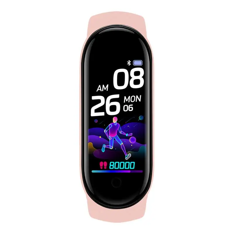 

M5 Smart Sport bracelet Heart Rate Blood Pressure Monitor Bluetooth Smartband Bracelets Men Women Fitness Tracker Pedometer