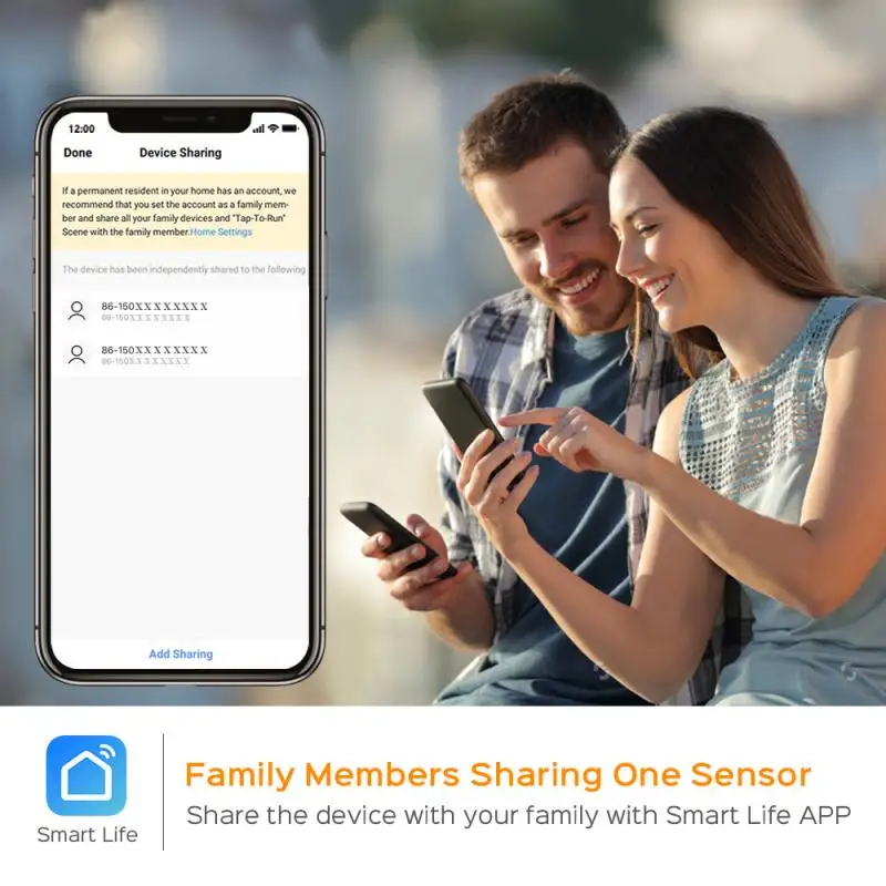 

Tuya Smart Zigbee Door Sensor Door Open/Closed Detectors Zigbee App Notification Alert Security Alarm Support Alexa Google Home