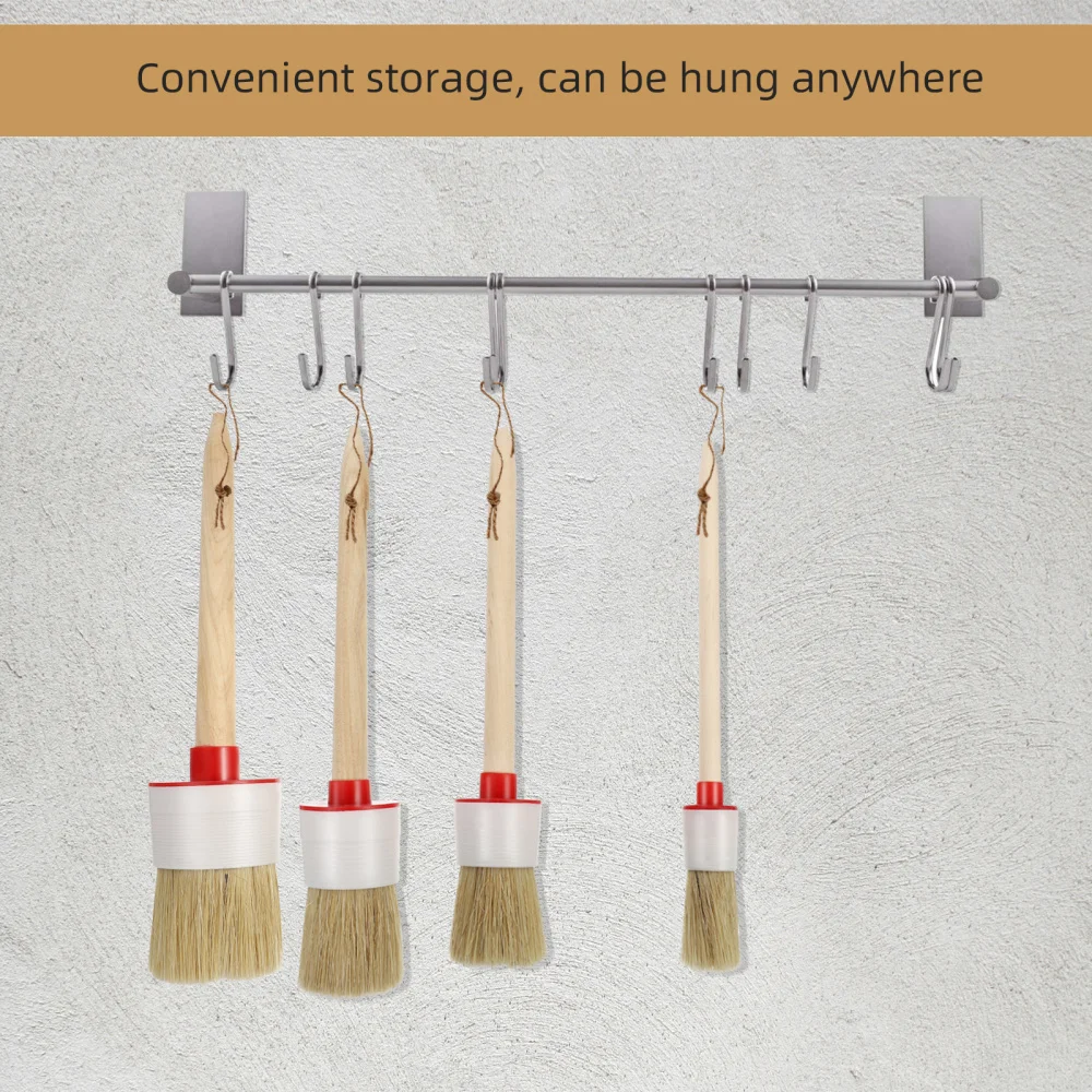 

3pcs/set Wooden Handle Paint Brushes Varnish Brushes Home Cleaning Brush