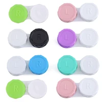 contact lens case for eyes mini contact lenses box travel kit holder container soaking box travel accessories