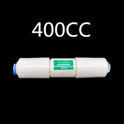 400CC 300CC 450CC 800CC 1500CC RO система подачи сточных вод ограничитель 1/" OD шланг обратного осмоса быстрая установка труб - Цвет: 400CC
