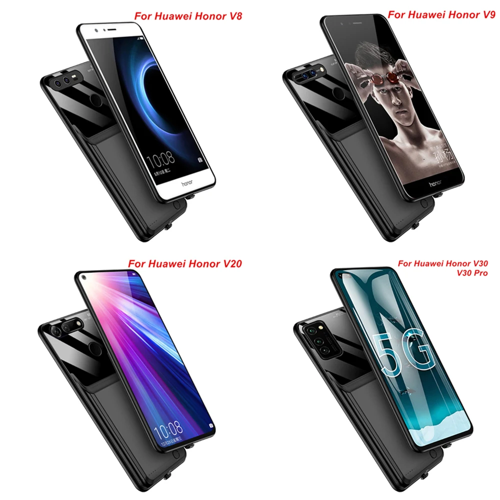 10000 mah for huawei honor 20 20s 20 pro v8 v9 v20 v30 pro honor 30 30s 9x 20 lite battery case charger cover power case bank free global shipping