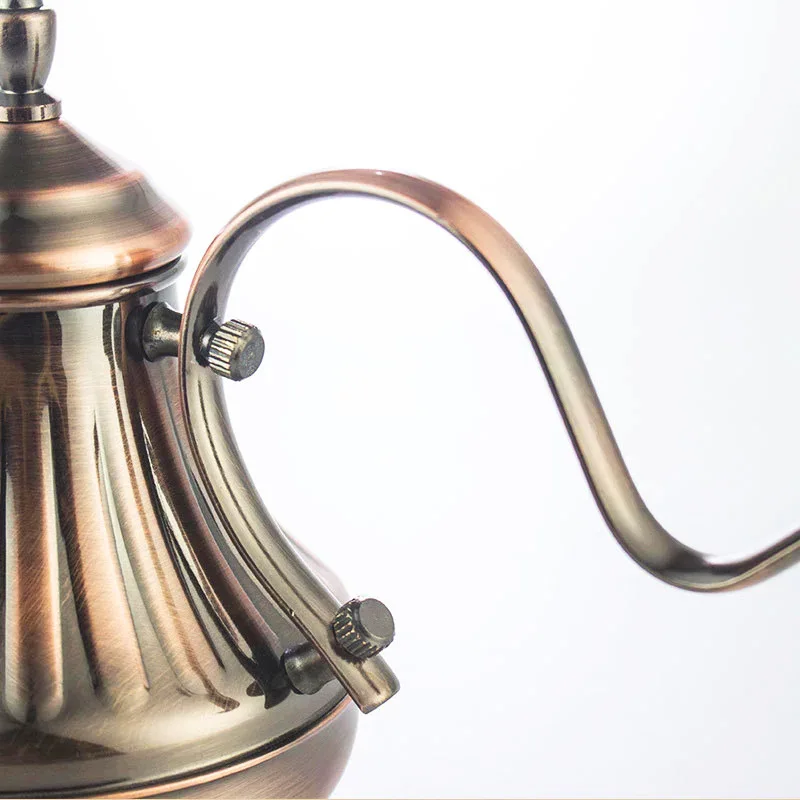 Кофейник ручной работы с тонким горлышком кофейник из высококачественной