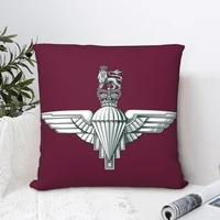 parachute badge square pillowcase cushion cover creative zip home decorative polyester pillow case home nordic 4545cm