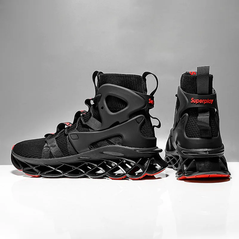 Мужские кроссовки новинка 2020 модные с высоким верхом повседневная спортивная