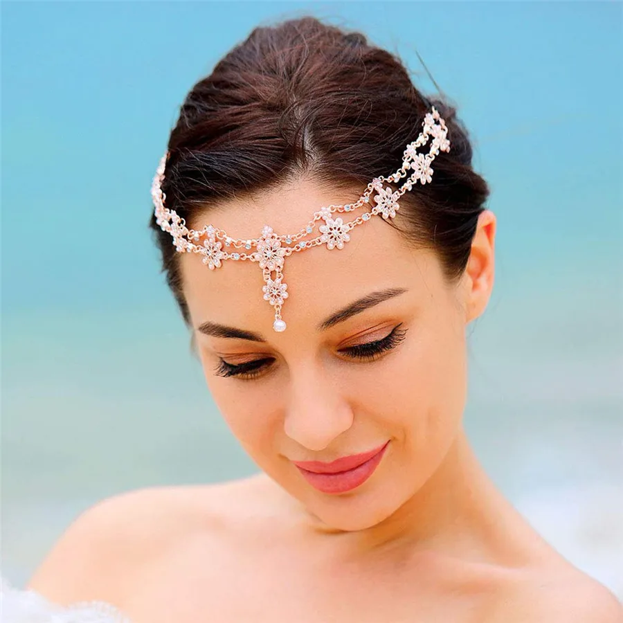 Новая модная качественная Золотая элегантная Роскошная жемчужная цепочка для