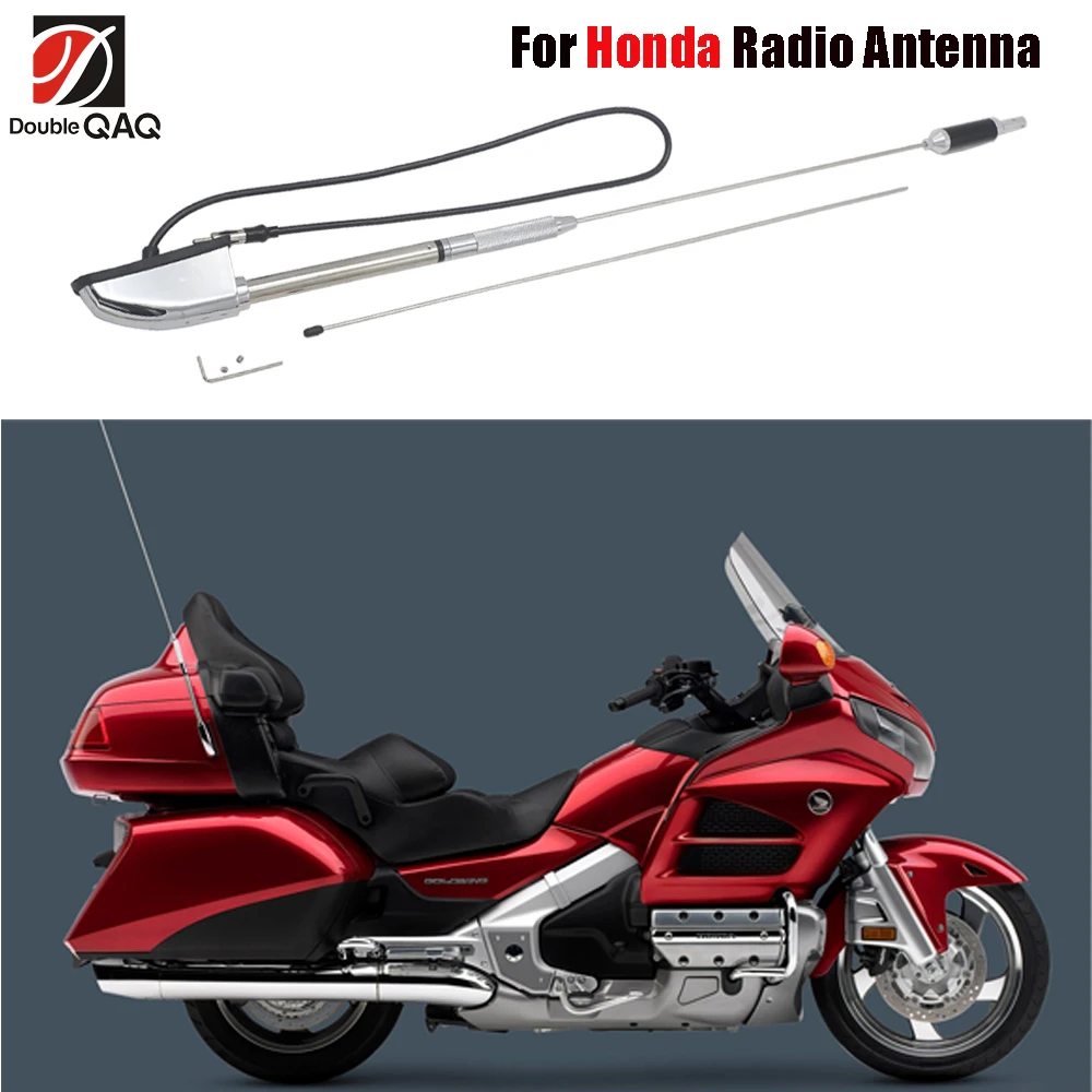 Радиоантенна для мотоцикла Подходит Honda Gold Wing GL1500 2006 2016 GL1800 2001 2005|Накладки и