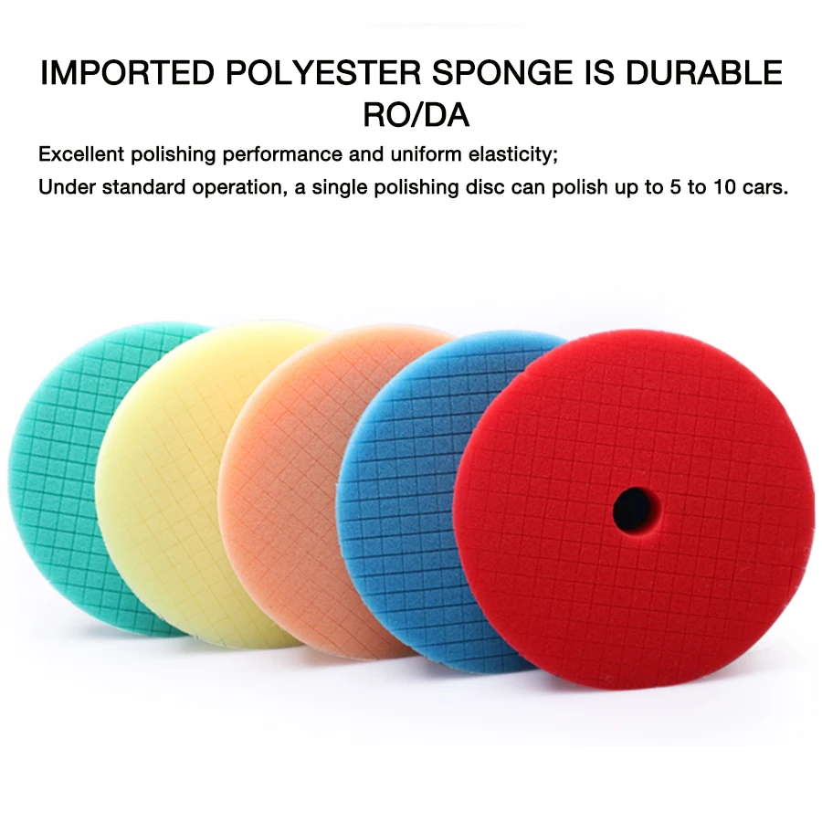 

RO/DA car mesh polishing sponge disc, used to polish coarse, medium and fine waxing and polishing discs for car beauty products