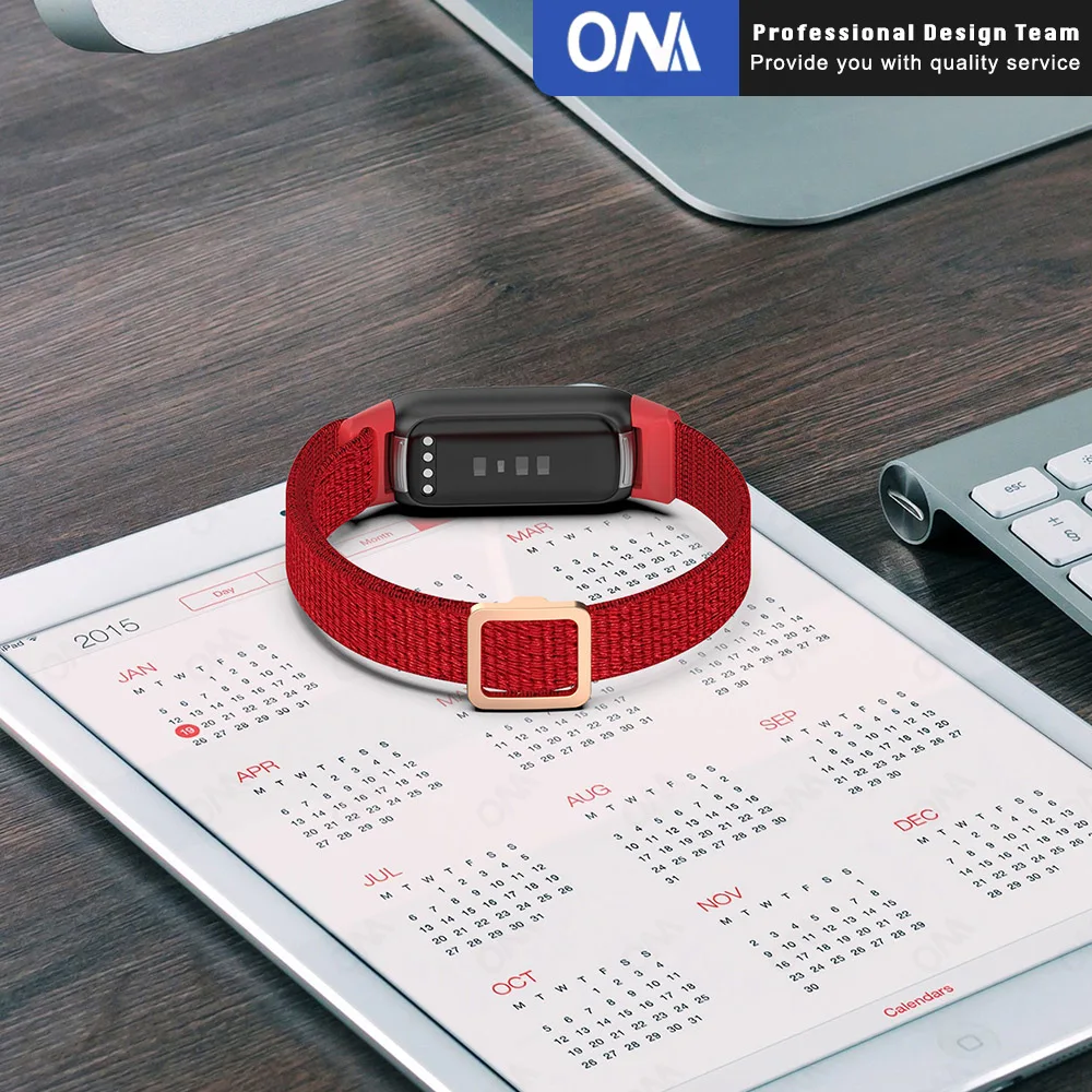 Нейлоновый Плетеный ремешок для Fitbit Luxe сменный Женский умный Браслет девушек