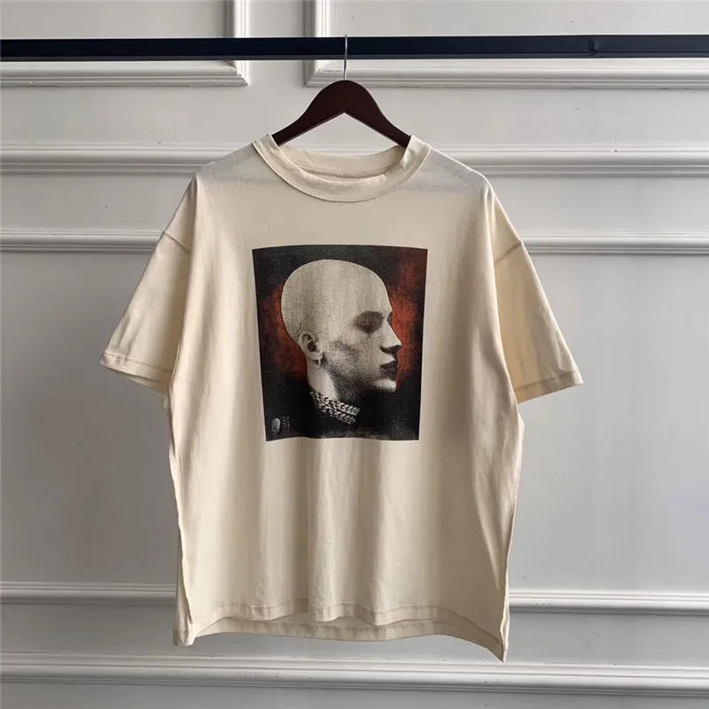 

LUCKVICIOUS T-shirt 2021ss 1:1 Good Quality Men Women Washed Vintage T-shirts Tops Tee