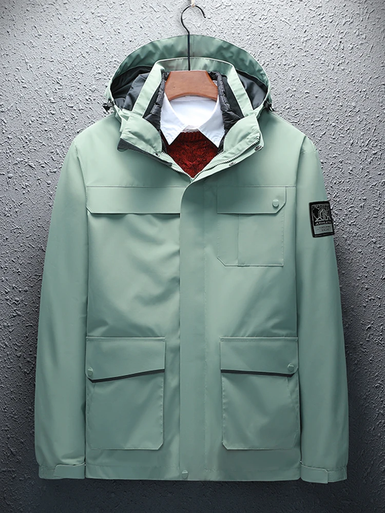 

Пуховик, куртка «Три в одном», съемная осенне-зимняя уличная одежда для альпинизма, пальто