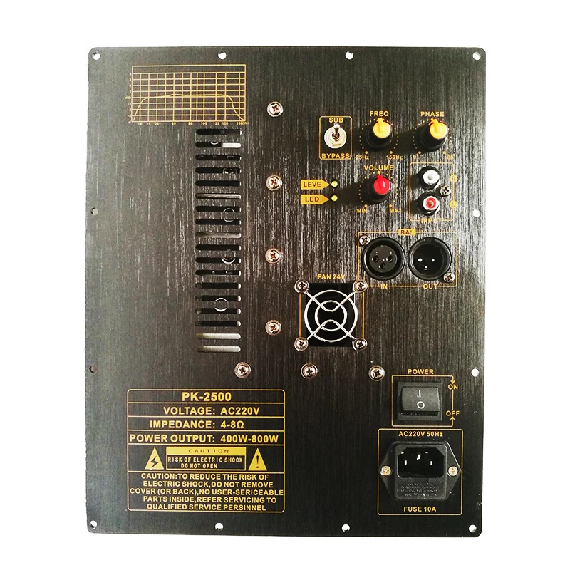 400W- 500W- 800W Subwoofer Power Amplifier Board / Super Bass Power Amplifier Board for Speaker DIY / Sound Modification H091 - Цвет: Black