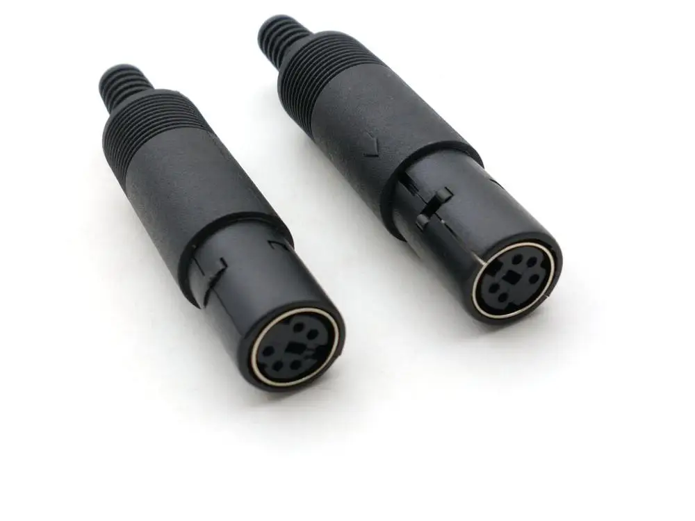 50 шт. мини DIN 5Pin гнездовой Встроенный кабель разъем адаптера|connector 5pin|connector