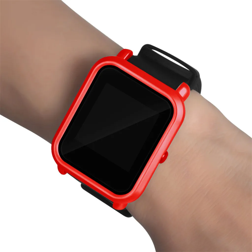 Мягкий чехол из ТПУ защита экрана для часов Xiaomi Huami Amazfit Bip Youth/Lite смарт-часы # y3 |