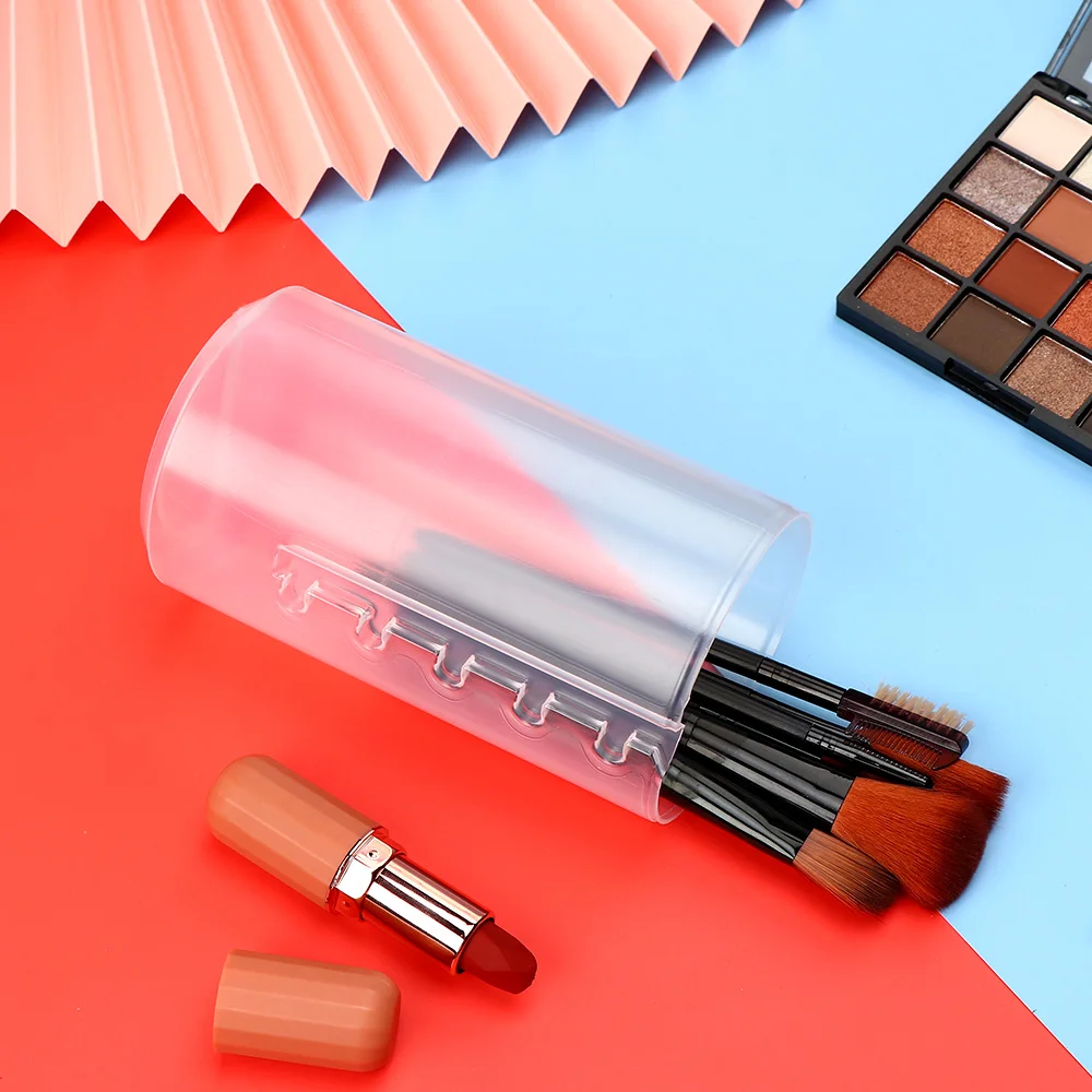 Держатель для кистей макияжа пластиковый чехол путешествий водонепроницаемая