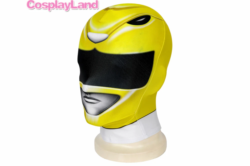 Tyranno Ranger Helmets Halloween Costumes Superhero Cosplay Accessories Stretchy Hat Black Red Green Yellow Dragon Rangers Masks |