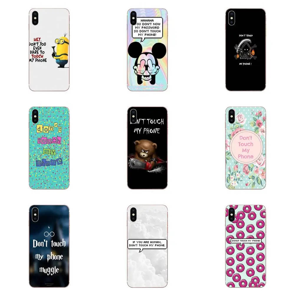 Для Xiao mi 3 4 4C 4i 5 5s 5X6 6X8 SE Pro Lite A1 Max x 2 Note TPU новый стиль не трогайте мой телефон